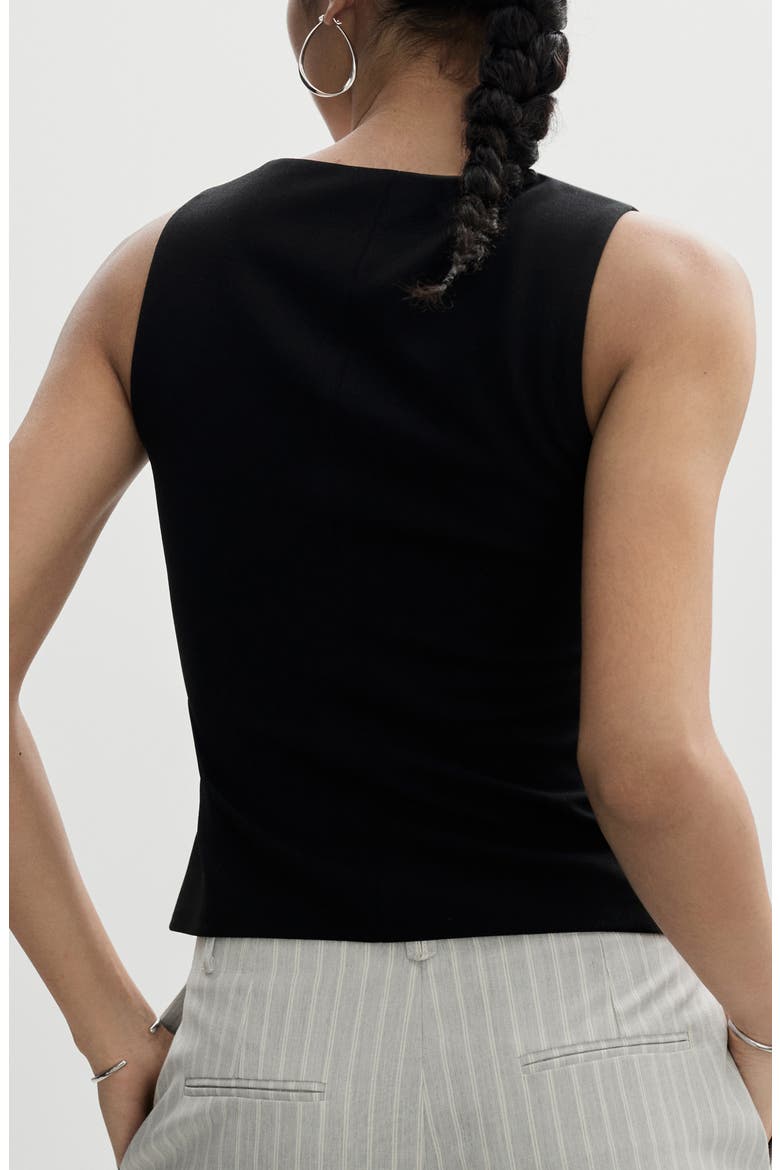 Square Neck Vest, Alternate, color, BLACK