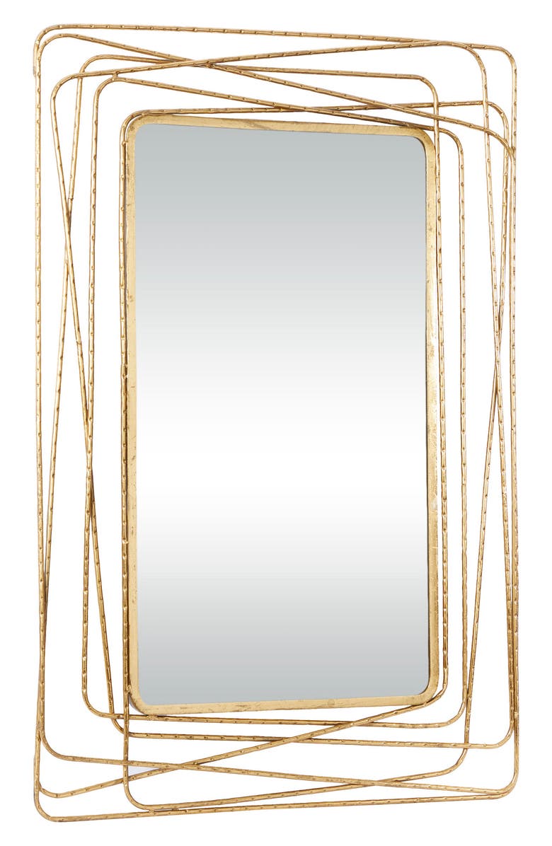 VIVIAN LUNE HOME Abstract Rectangular Wall Mirror, Main, color,