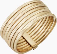 Oradina 14K Yellow Gold Power Stack II Ring