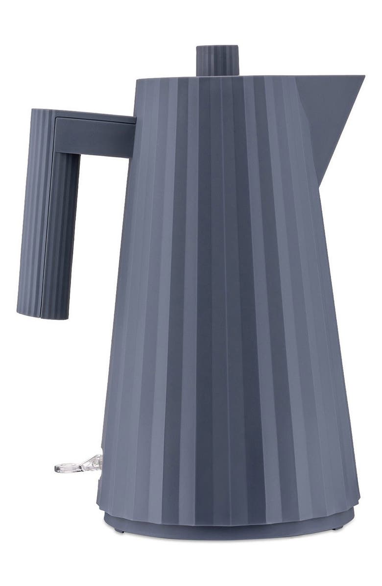 ALESSI Plissé Electric Kettle, Main, color, Gray
