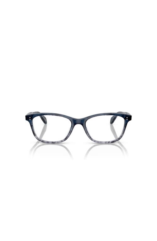 Oliver Peoples 50mm Square Optical Glasses In Blue