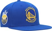 Mitchell & Ness Men's Mitchell & Ness Royal Golden State Warriors Side Core 2.0 Snapback Hat