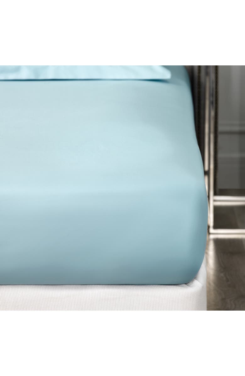 Togas Royal Flat Sheet, Main, color, Sky Blue