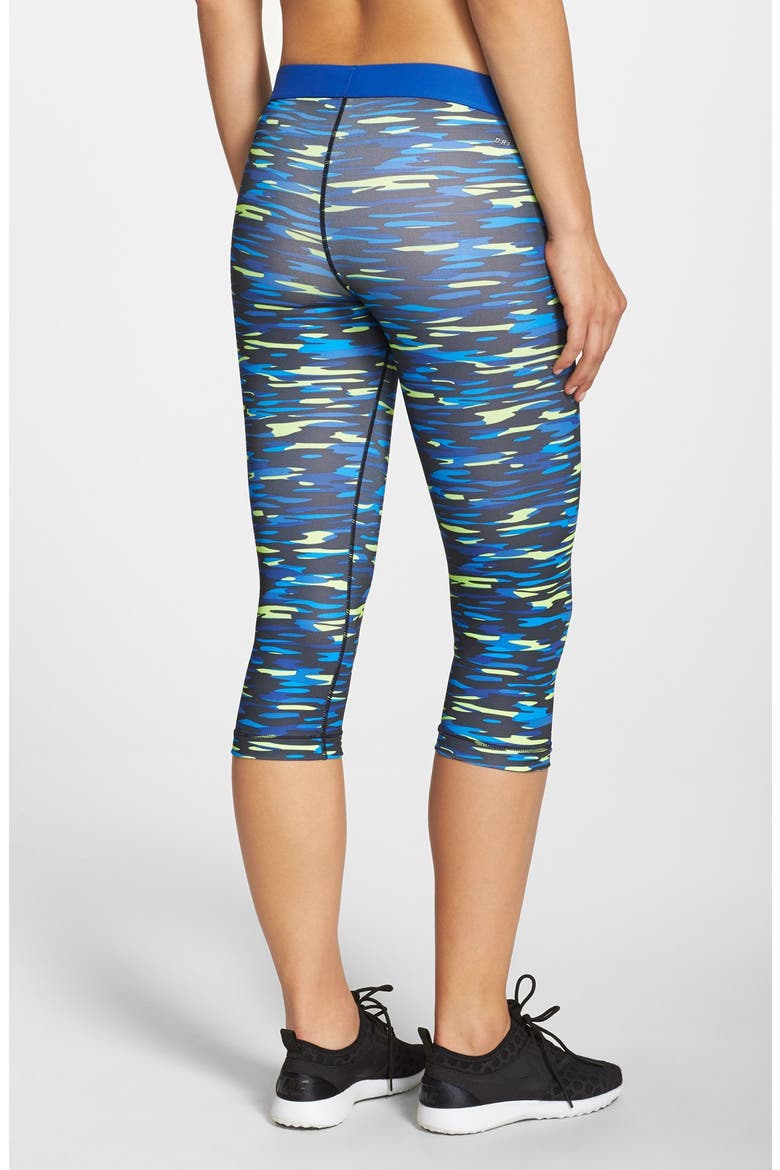 'Pro - Haze' Dri-FIT Capris, Alternate, color, ROYAL