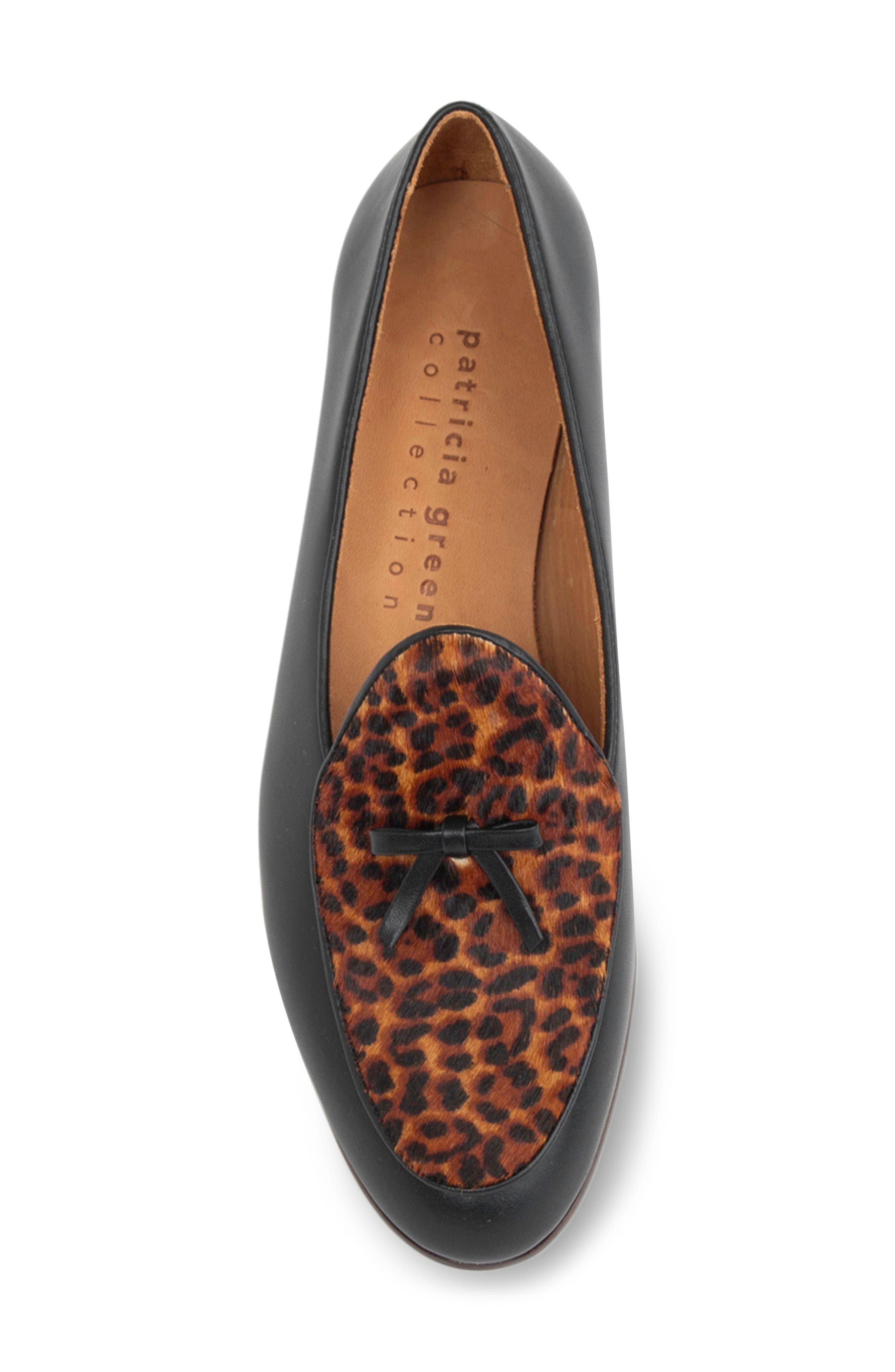 Coco Loafer, Alternate, color, BLACK/ LEOPARD
