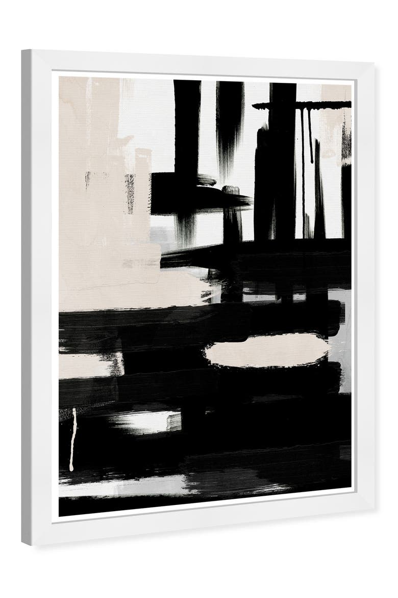 WYNWOOD Road to Nowhere Framed Wall Art, Alternate, color, BLACK