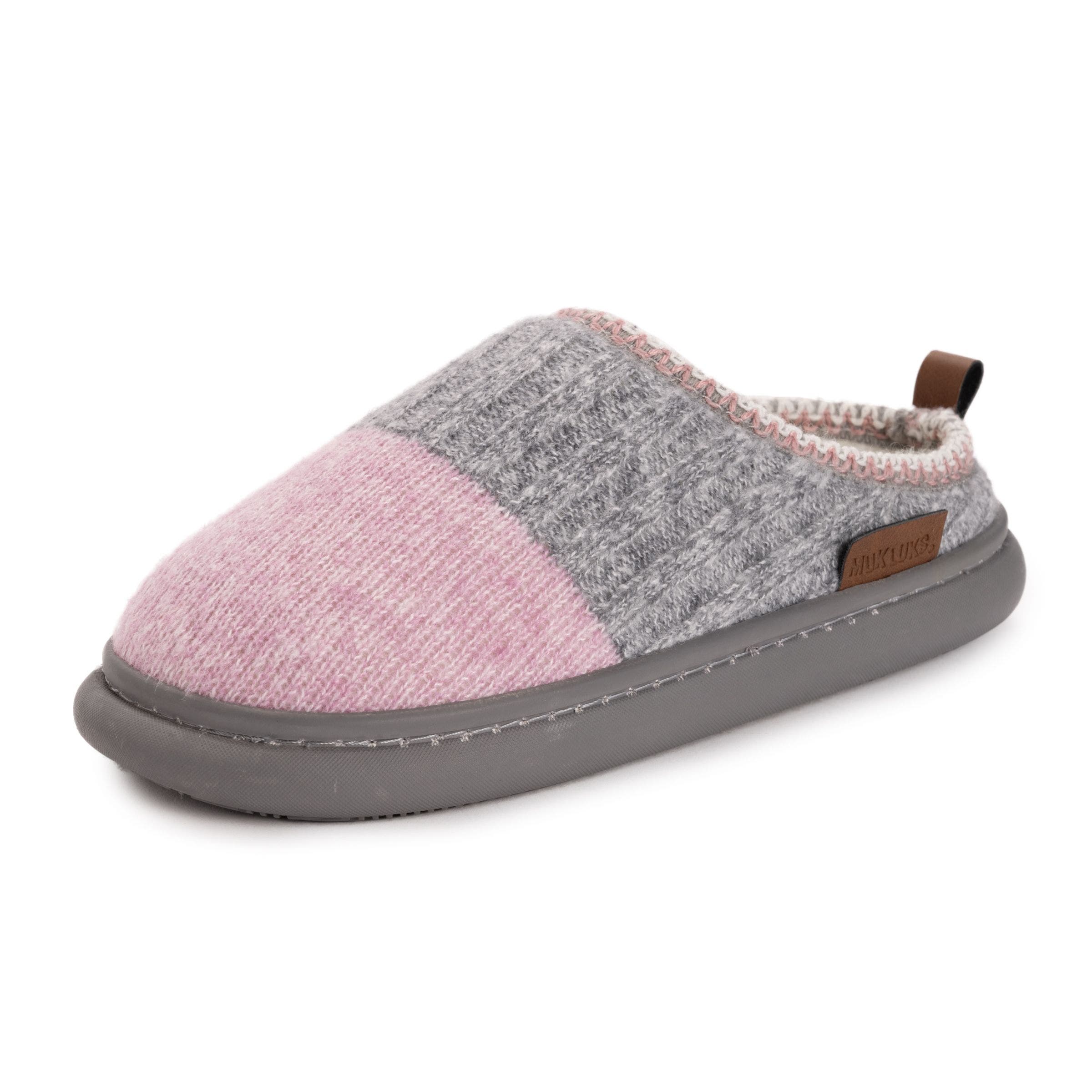MUK LUKS Rye Clog Slipper, Main, color, Grey