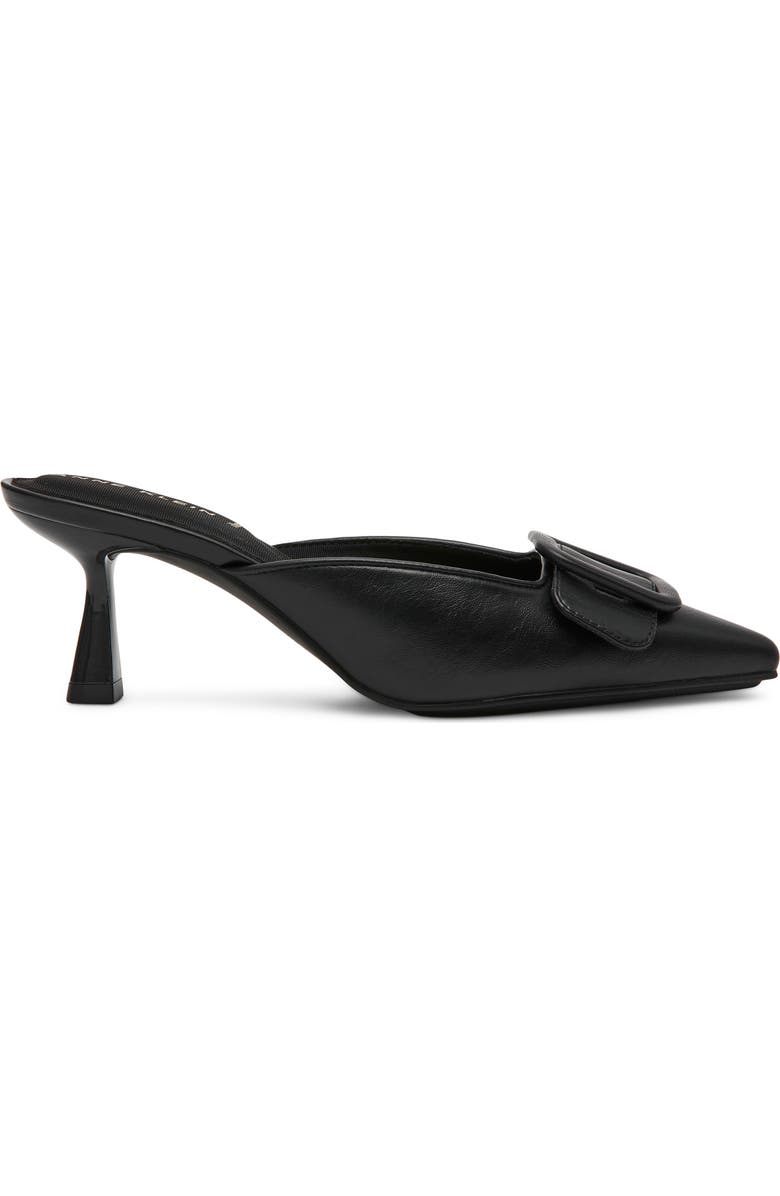 Anne Klein Cassia Kitten Heel Mule, Alternate, color, Black Pu