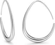 Erin McDermott Jewelry Silver Hampton Hoops