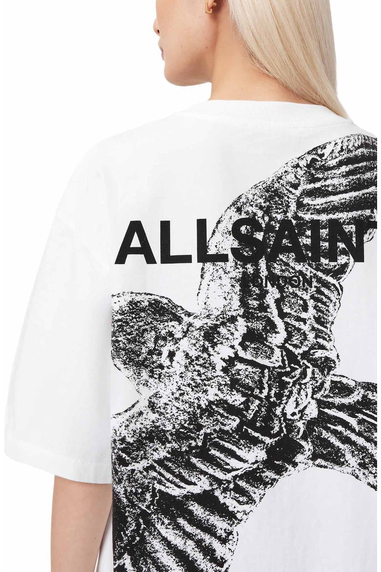 Swoop Amelie Oversize Cotton Graphic T-Shirt, Alternate, color, OPTIC WHITE