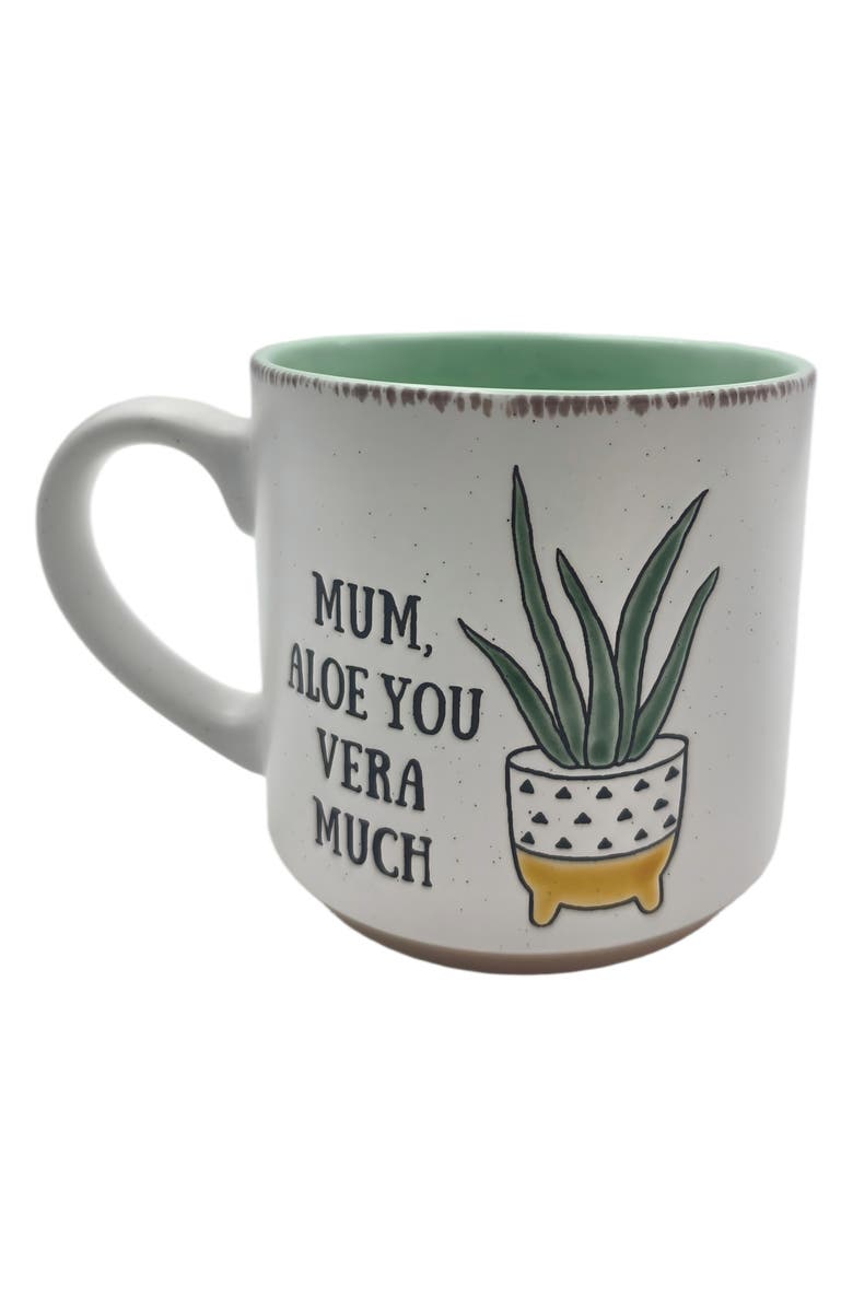 SPECTRUM Best Mum Ever Aloe Vera Mug, Alternate, color, Cream