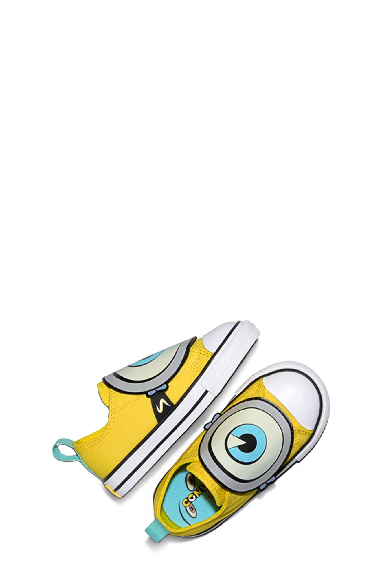 Kids' x Minions Chuck Taylor® All Star® One Strap Sneaker, Alternate, color, YELLOW/ WHITE/ BLACK