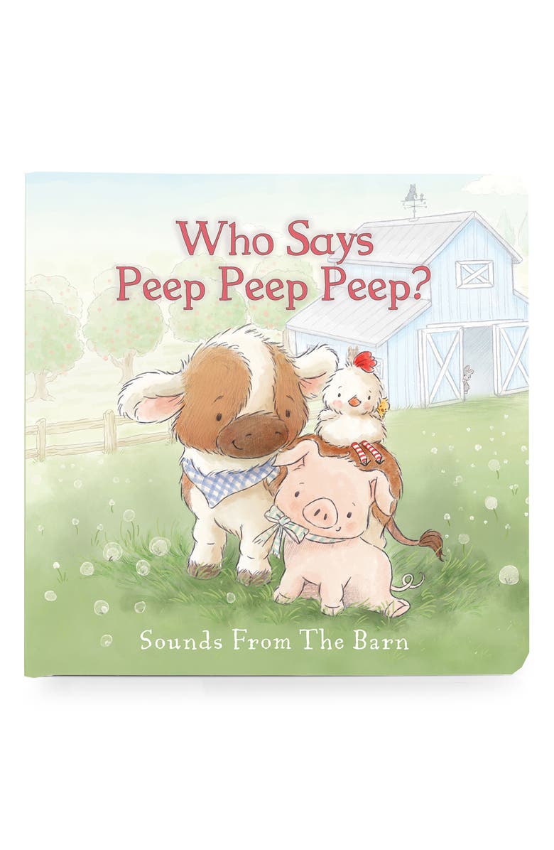 Bunnies by the Bay Moo Moo Cow's Board Book & Plush Cow Gift Set, Alternate, color, Brown