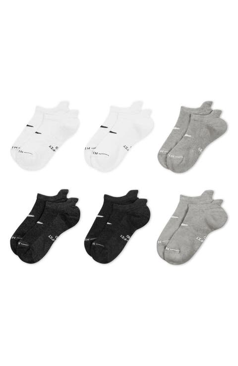 Assorted 6-Pack Dri-FIT Cushioned No-Show Socks