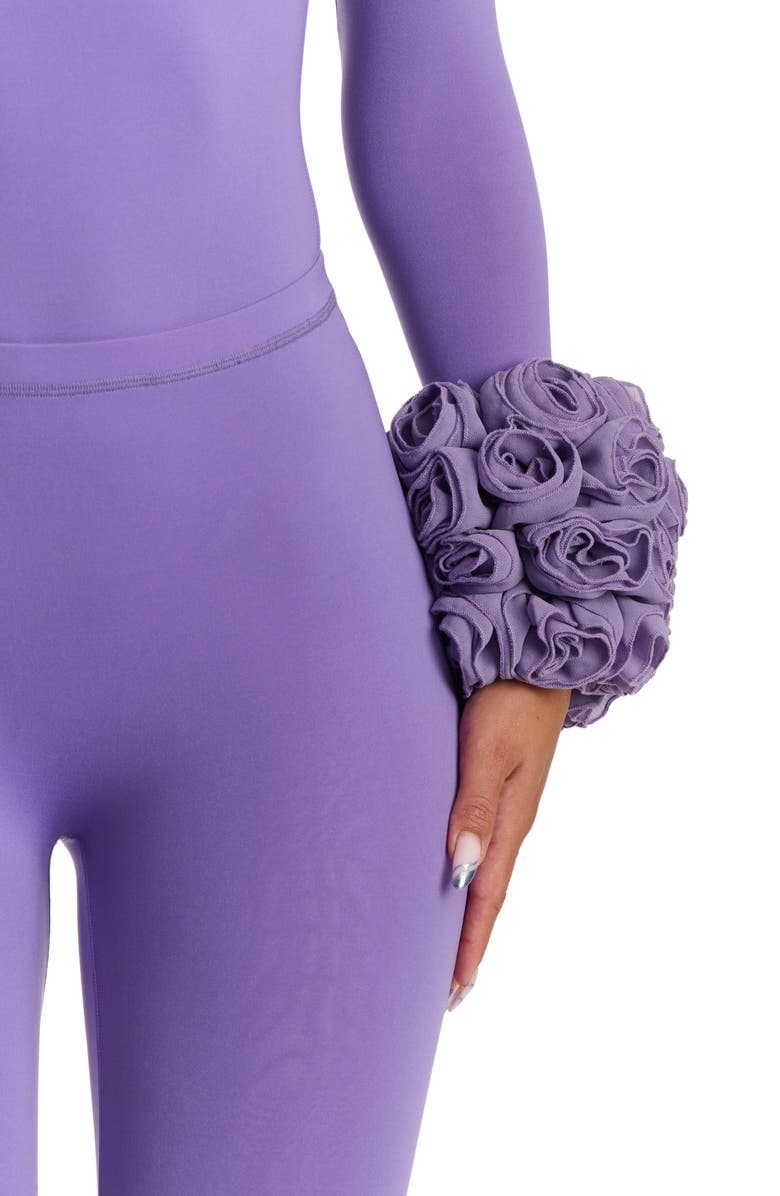 Naked Wardrobe Rose Petal Cuffs, Alternate, color, Violet