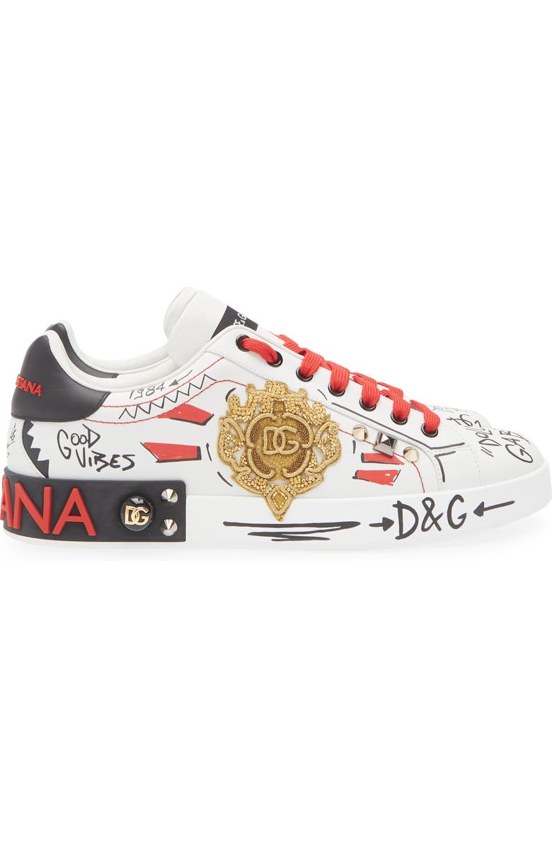 Dolce&Gabbana Portofino Sneaker, Alternate, color,