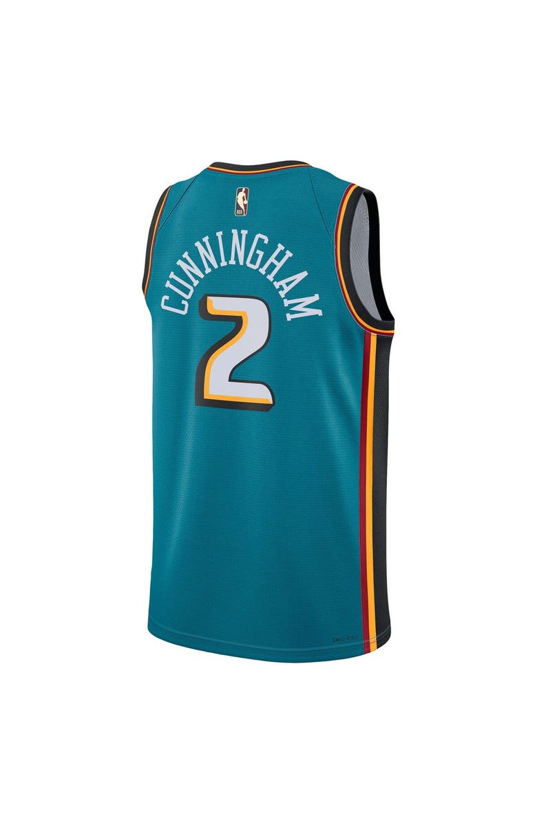 Nike Men's Nike Cade Cunningham Teal Detroit Pistons Swingman Jersey - Classic Edition, Alternate, color, 