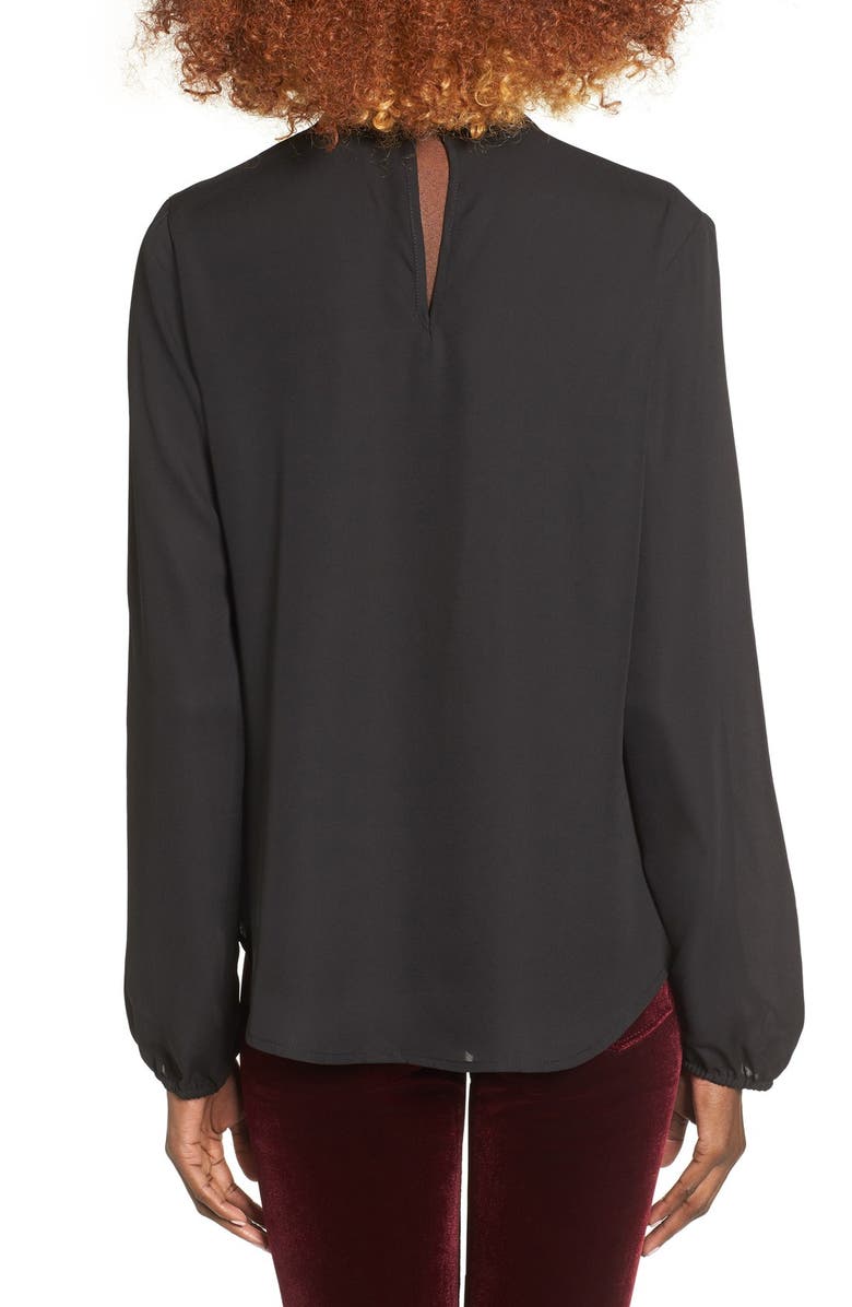 WAYF Sweet Symphony V-Neck Blouse, Alternate, color, 