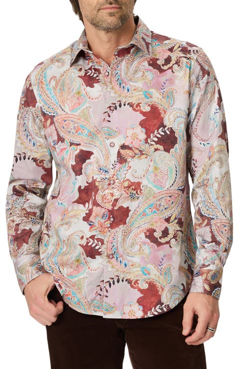 Red Rock Long Sleeve Button-Up Shirt