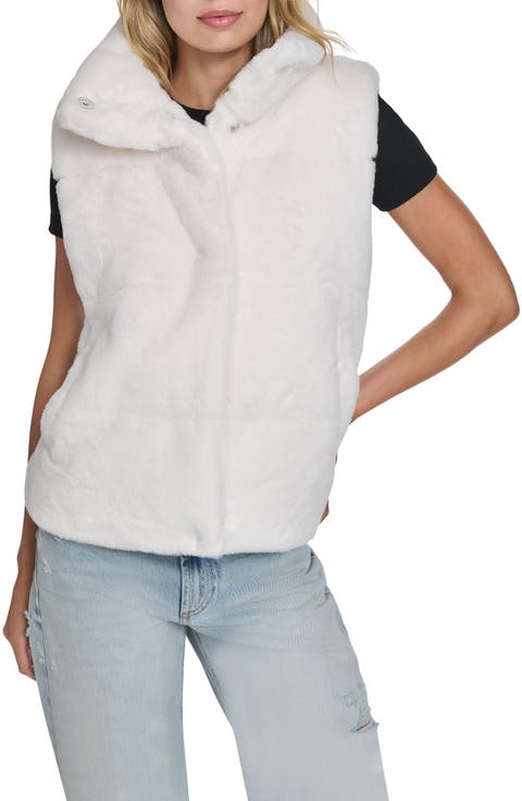 Faux Fur Puffer Vest
