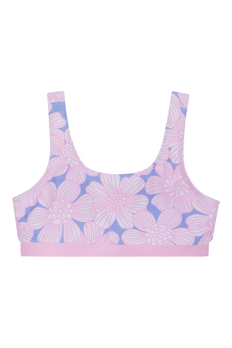 Kids' Banded Two-Piece Swimsuit, Alternate, color, PURPLE