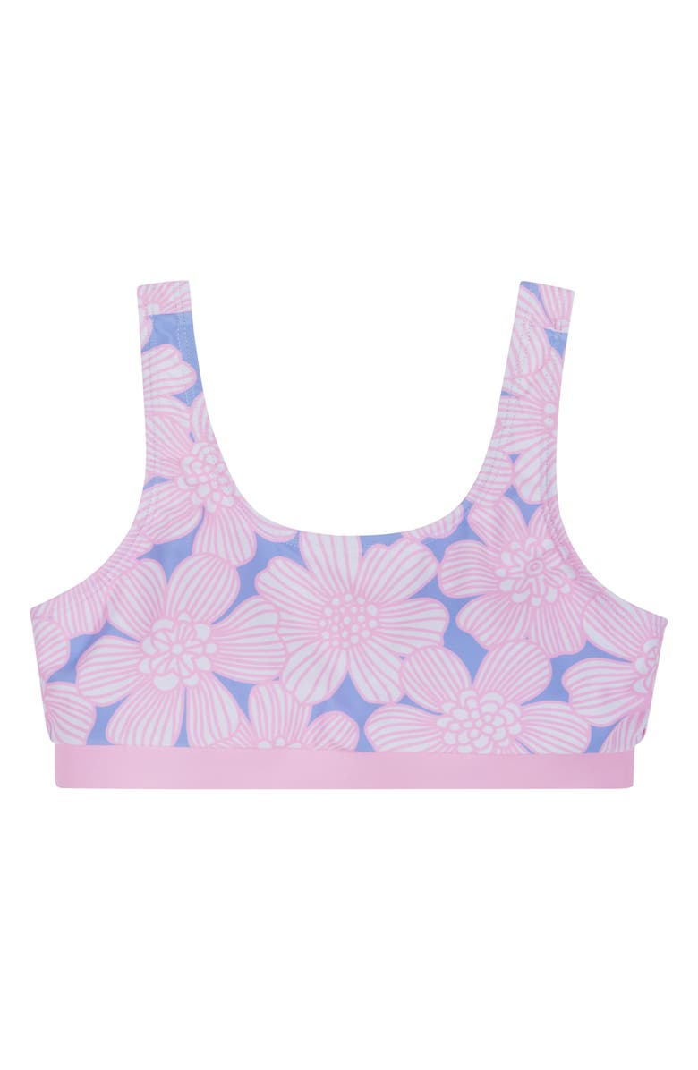 Andy & Evan Kids' Banded Two-Piece Swimsuit, Alternate, color, Purple