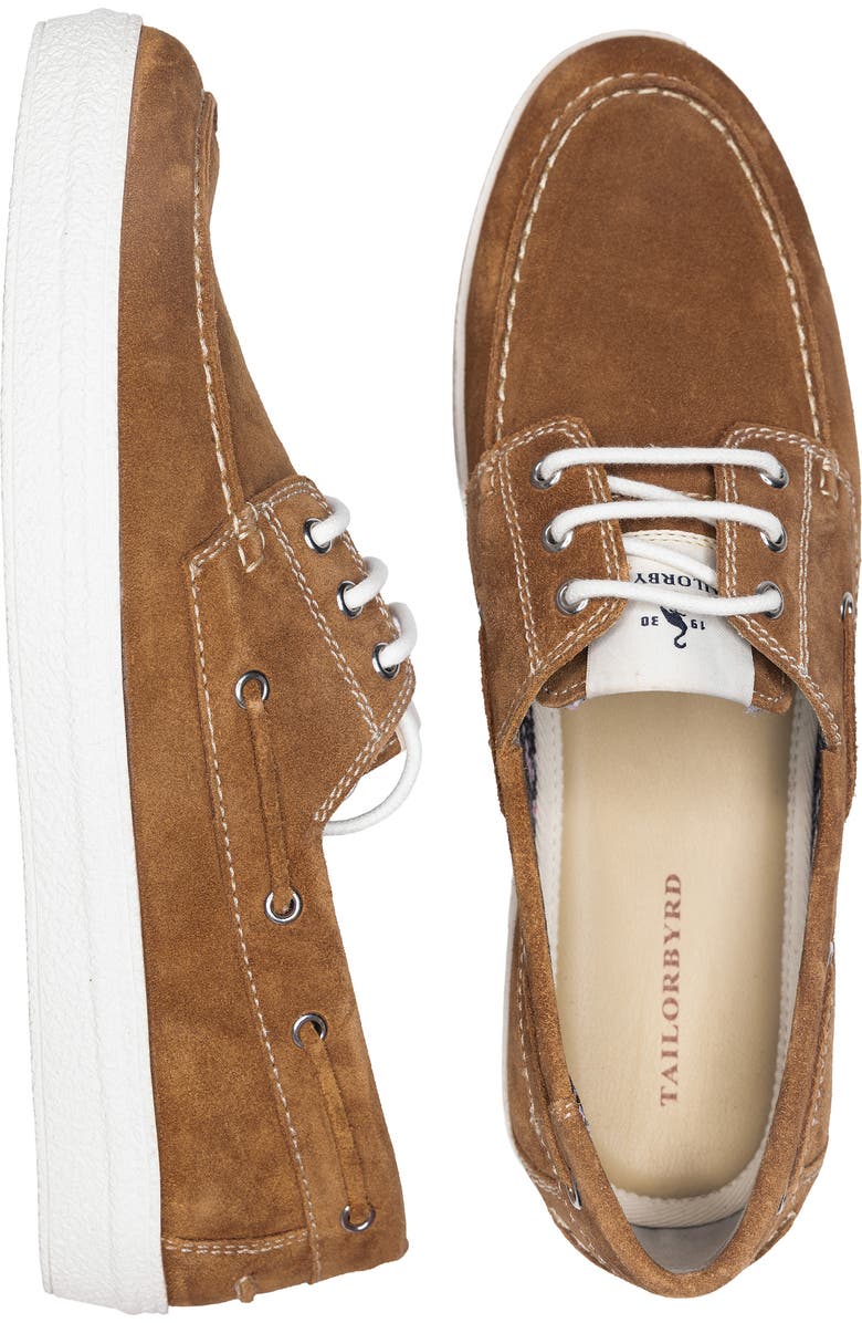 TailorByrd Starboard Boat Shoe, Alternate, color, Tan