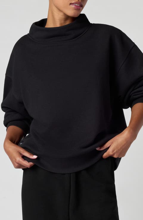 Mock Neck Sweatshirt