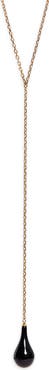 TOTEME Onyx Drop Y-Necklace