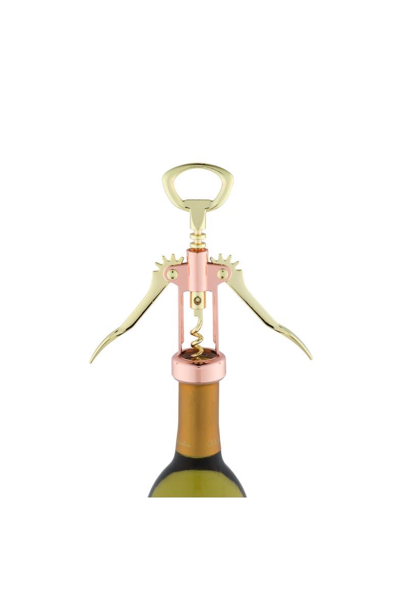 Winged Corkscrew in Copper & Gold, Main, color, Copper