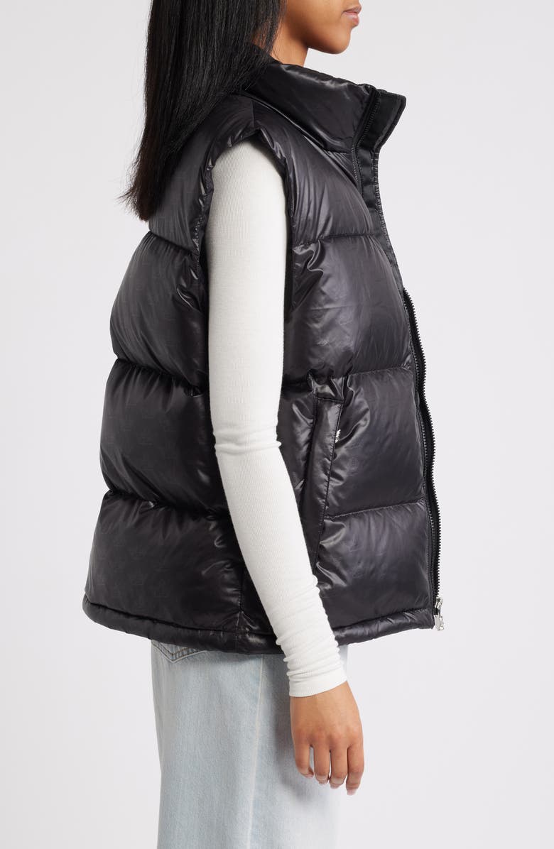 BOYS LIE Embossed Logo Water Resistant Puffer Vest, Alternate, color, 