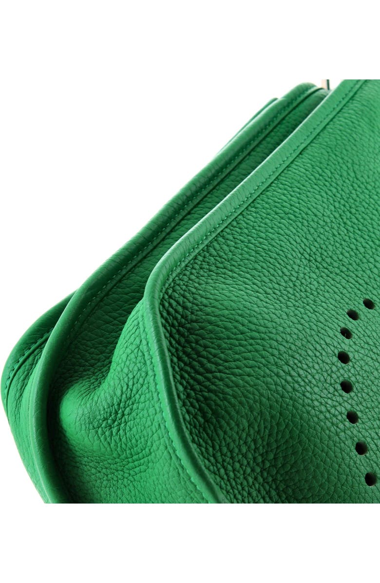 Pre-Owned Hermes Evelyne Bag Gen III Clemence PM, Alternate, color, Green