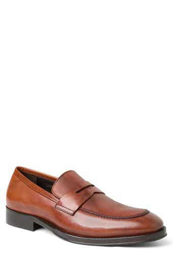 Cosmo Saffiano Leather Penny Loafer