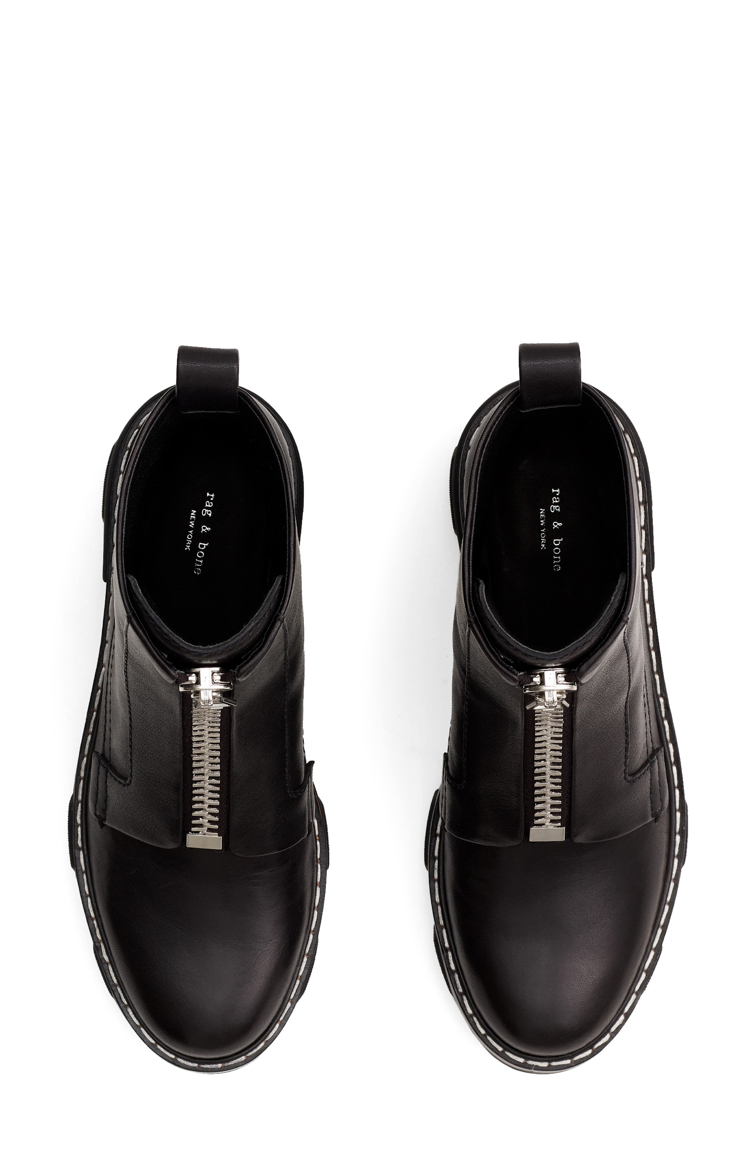 rag & bone Shiloh Zip Combat Boot, Alternate, color, 