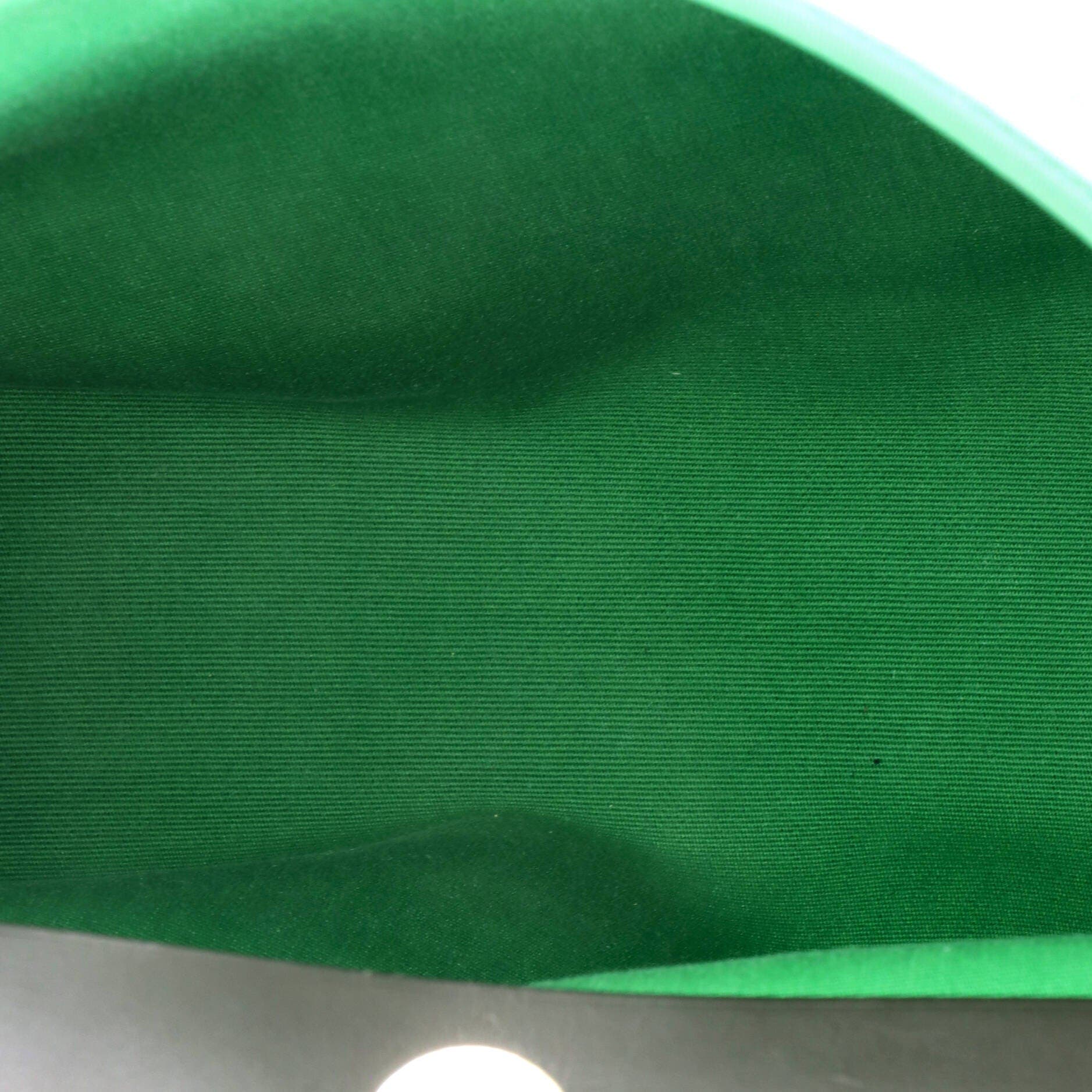 Herbag Zip Leather and Toile 31, Alternate, color, Green