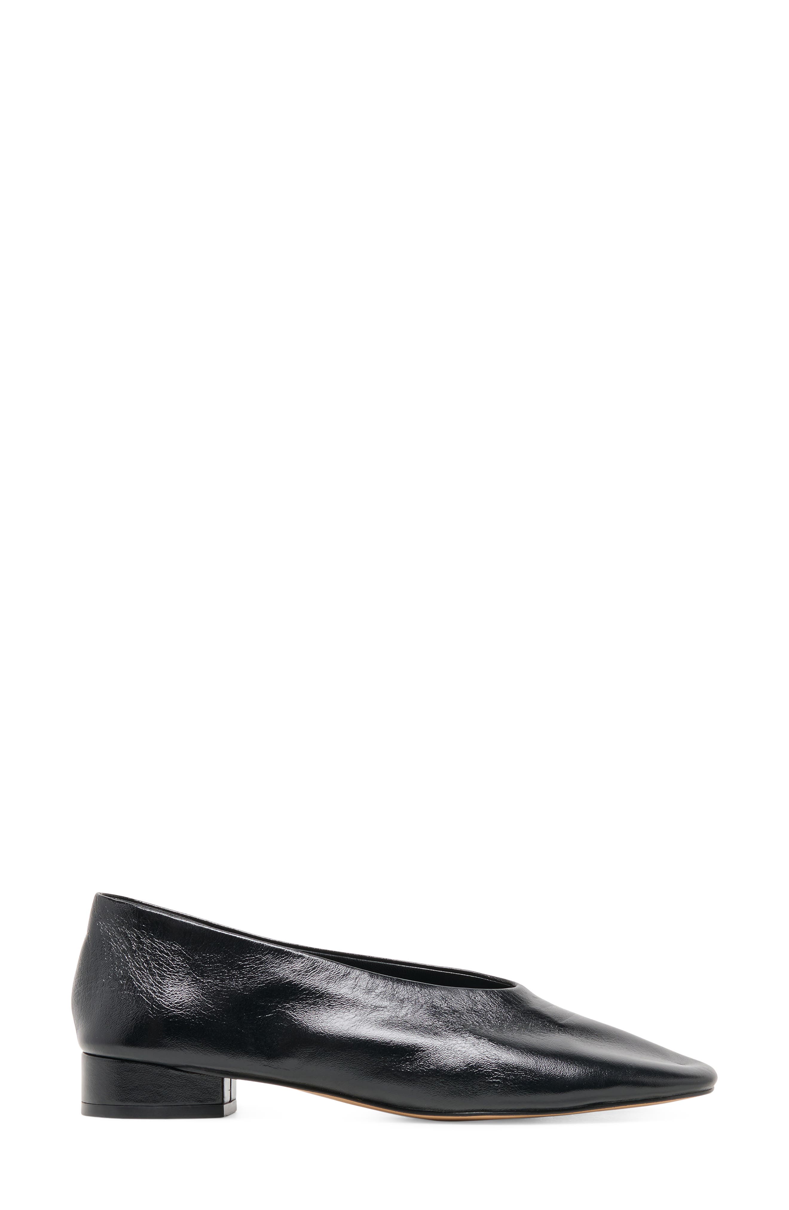 Andey Leather Flat, Alternate, color, BLACK LEATHER