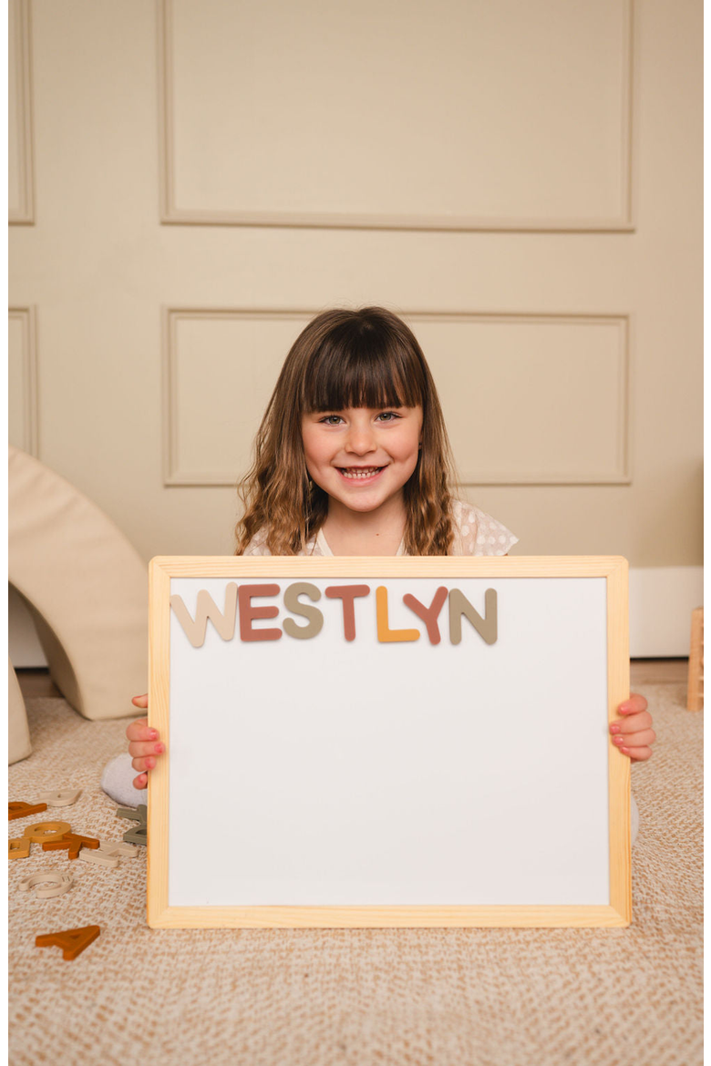 Alphabet Magnetic Letters and Whiteboard Set, Alternate, color, Neutral