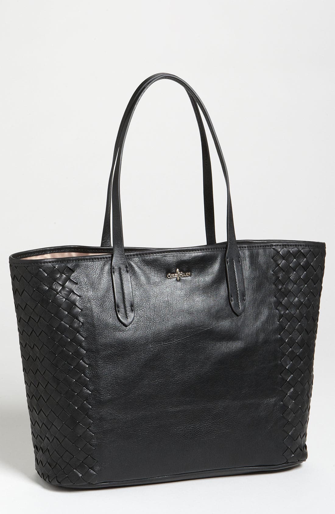 'Victoria' Tote, Main, color, BLACK