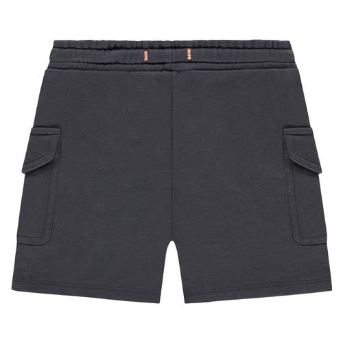 Stains And Stories By Babyface Cargo Sweatshorts In Gray