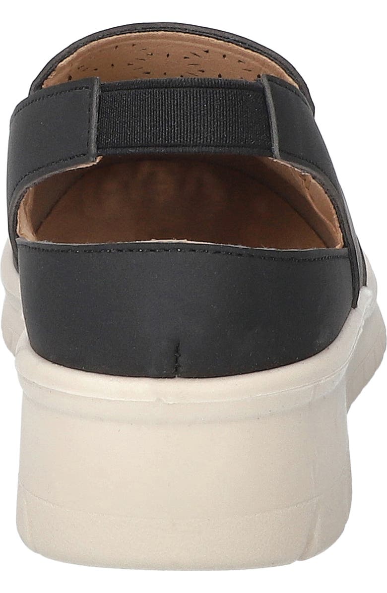 EASY STREET Petal Laser Cut Slingback Sneaker, Alternate, color, Black