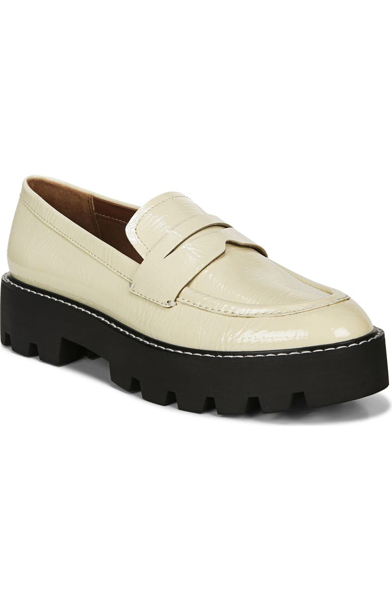 Franco Sarto Balin Platform Loafer, Main, color, Putty Leather