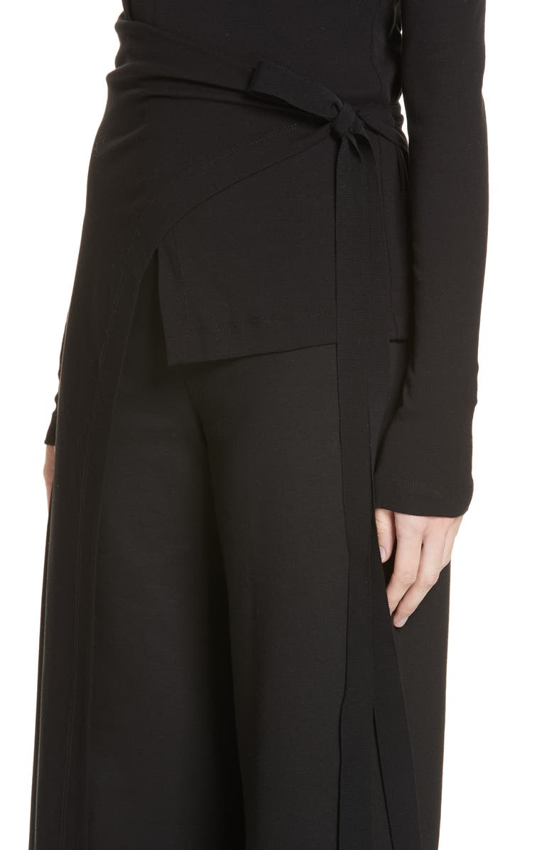 Rosetta Getty Apron Wrap Top, Alternate, color, 