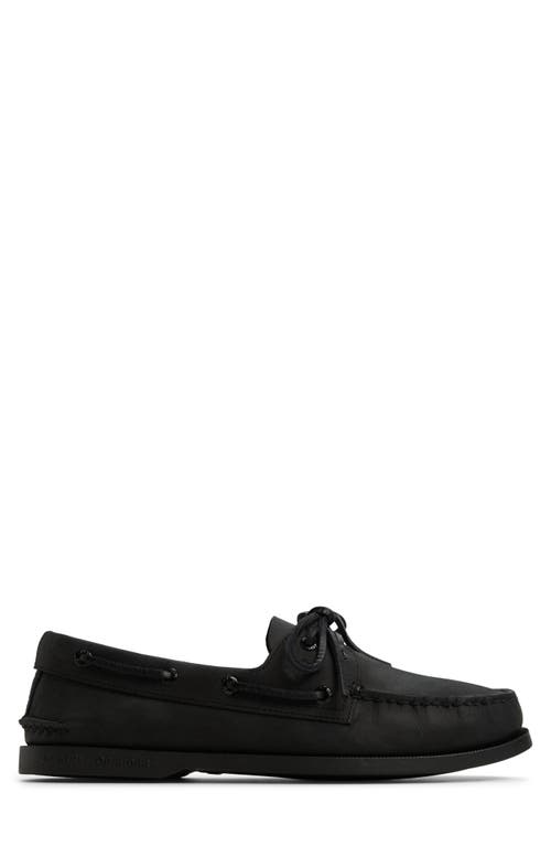 Sperry Authentic Original 2-eye Boat Shoe In Black