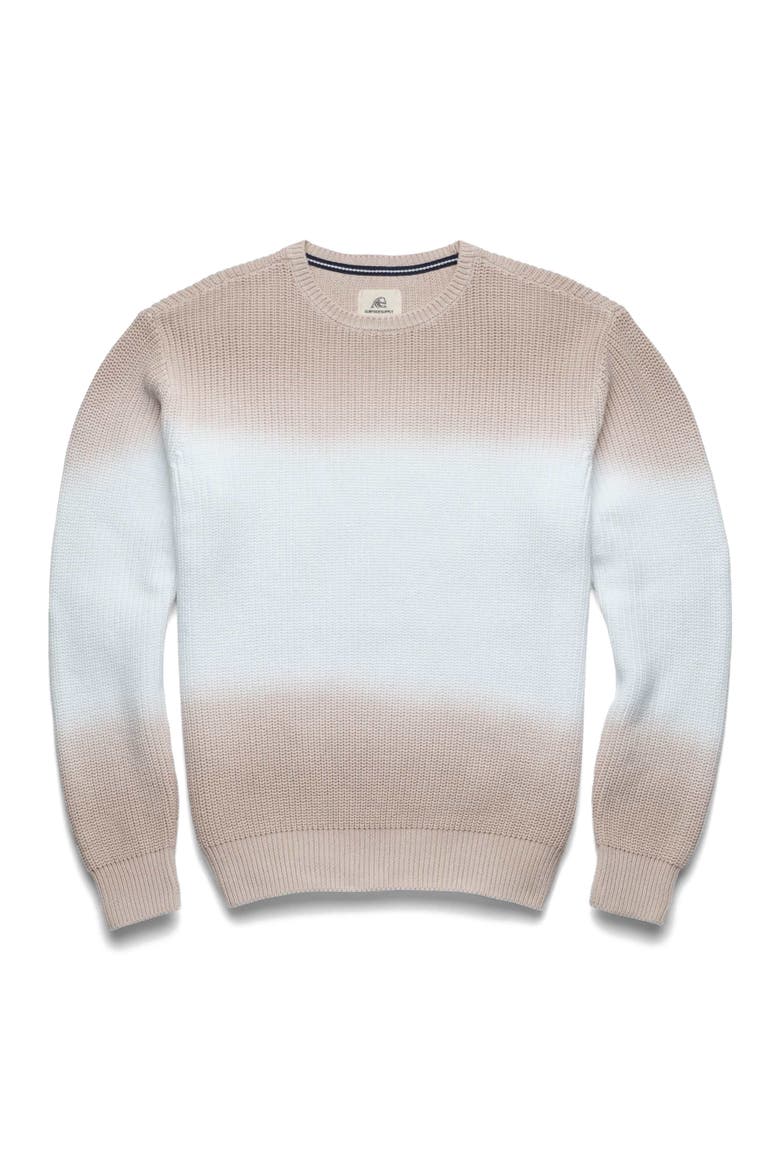 Eddie Dip-Dye Knit Sweater, Main, color, Beige
