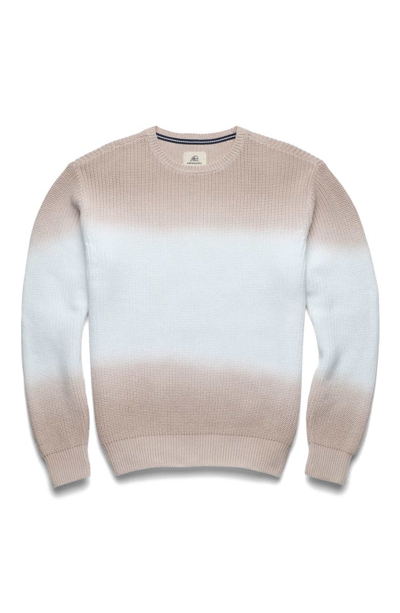Surfside Supply Co. Eddie Dip-Dye Knit Sweater, Main, color, Beige