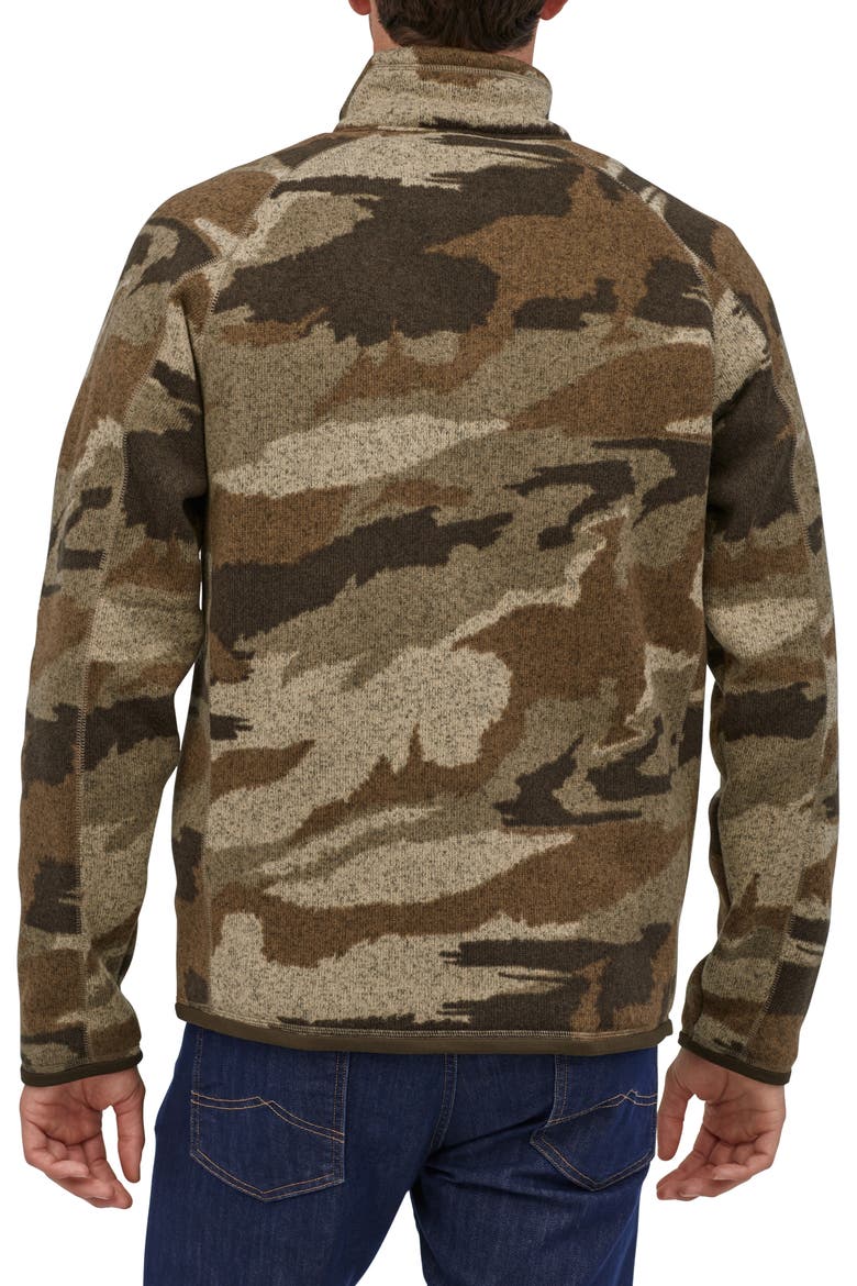 Better Sweater® Quarter Zip Pullover, Alternate, color, KANSAS SKY CLASSIC TAN