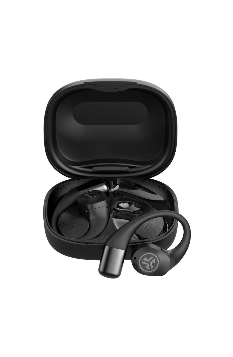 JLab Epic Open Sport Air Conduction Wireless Earbuds, Alternate, color, Black