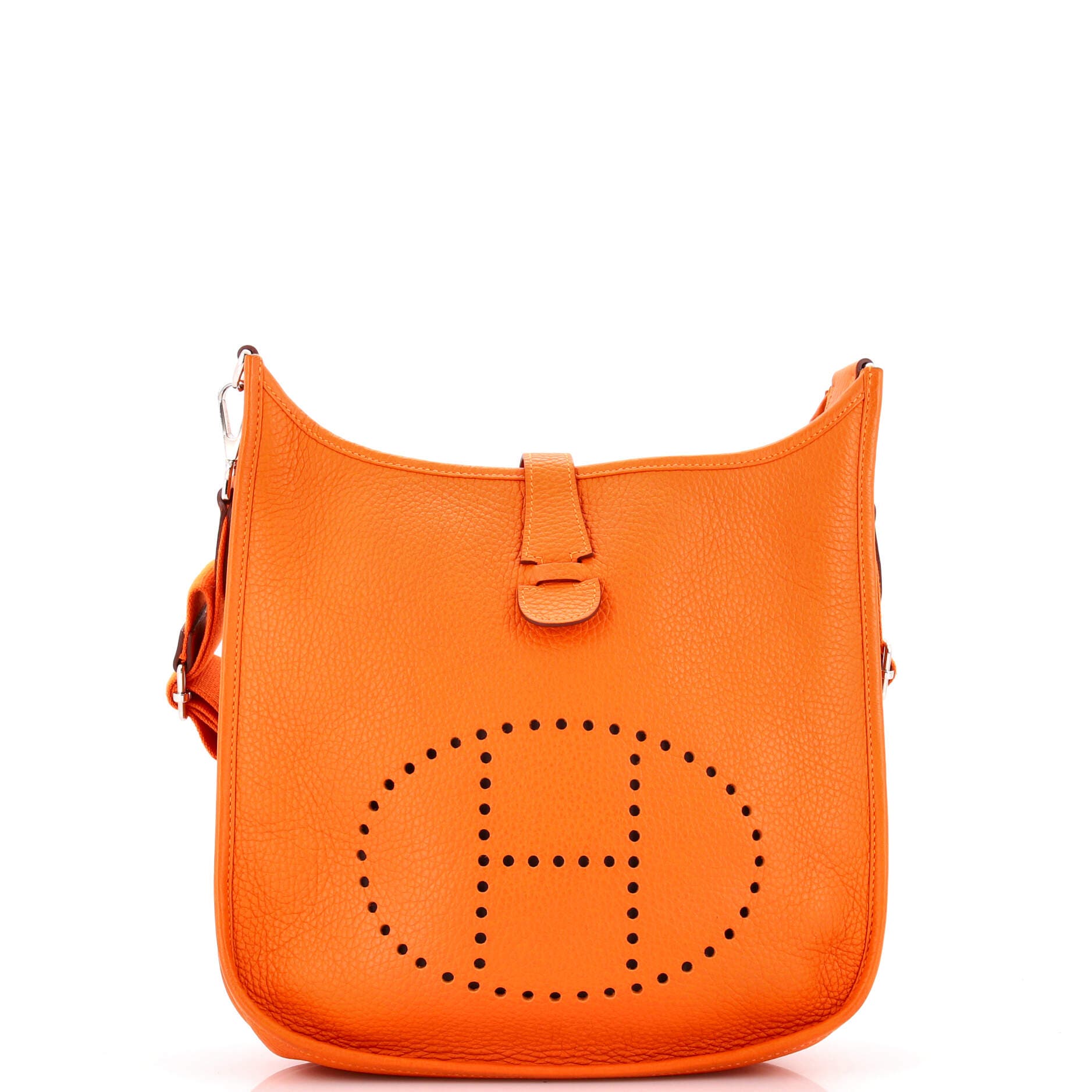 Pre-Owned Hermes Evelyne Bag Gen III Clemence PM, Main, color, 