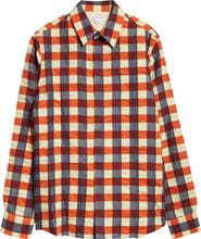 Bottega Veneta Macro Gingham Cotton Button-Up Shirt