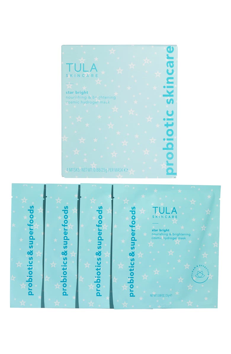 TULA Skincare Star Bright Nourishing & Brightening Cosmic Hydrogel Mask, Main, color,